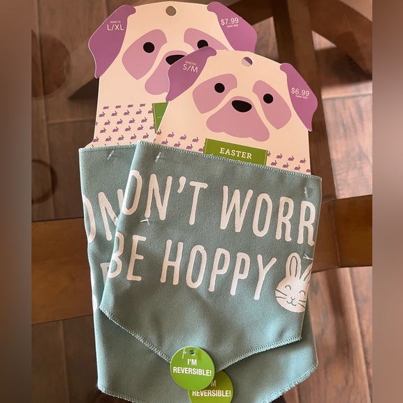 Reversible Easter Dog Bandana - Picture 2 of 3